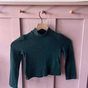 Art class green turtleneck